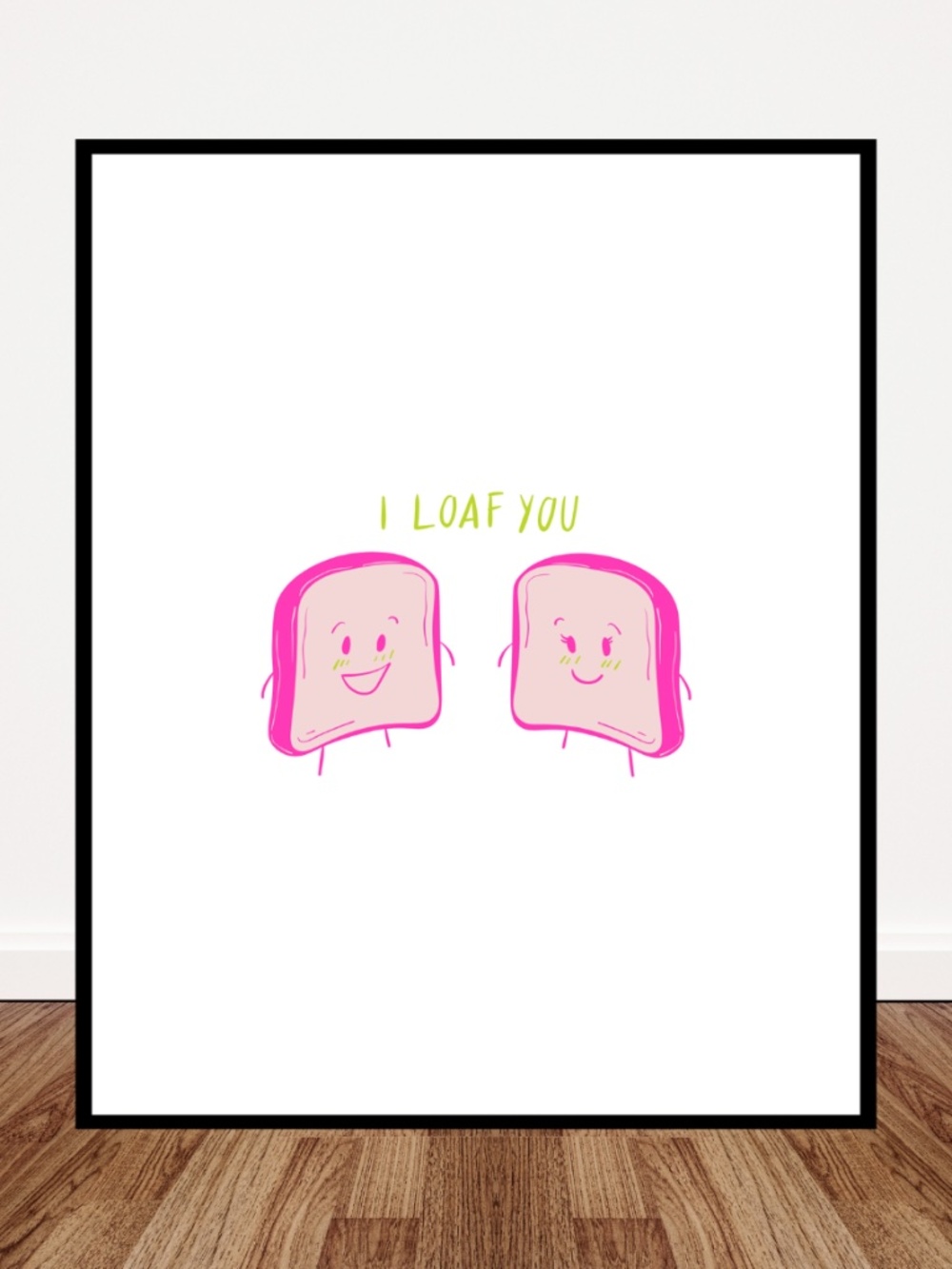 Cute Trendy Wall Art Print 8x10